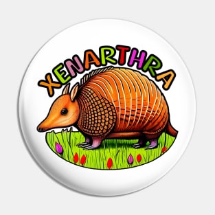 Animal Alphabet - X for Xenarthra Pin