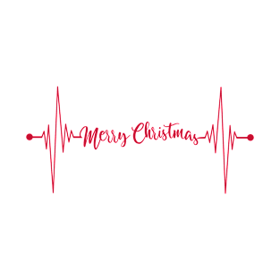 Heartbeat- Merry Christmas T-Shirt