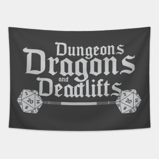 Dungeons and Dragons and Deadlifts Tapestry