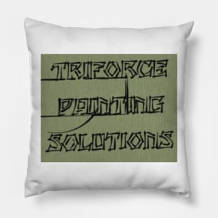 Triforce Painting Solutions Pillow