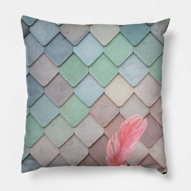 love bohemein print pattern Pillow by Ingenious Creator