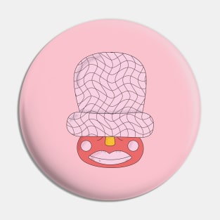 Pink Big Hat Granny Pin