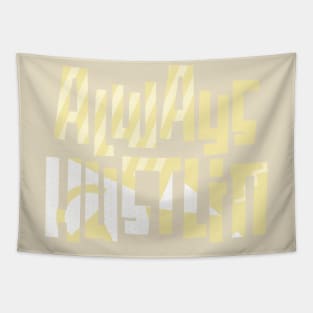 Always Hustling Coconut Milk Retro Sneaker Art Tapestry