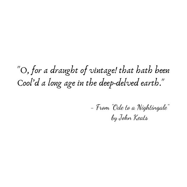 A Quote from "Ode to a Nightingale" by John Keats by Poemit