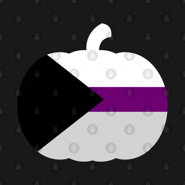 Halloween Pumpkin LGBT Flag Demisexual by aaallsmiles