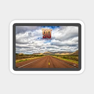 Highway 90 Pecos County Magnet