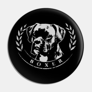 Boxer dog Pin