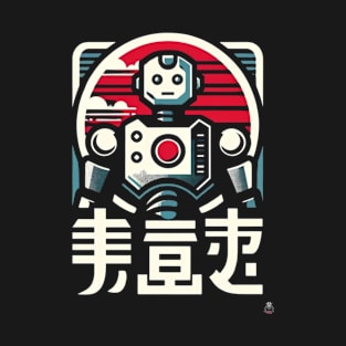 Epic Robot Samurai Tee - Traditional Meets Tech T-Shirt