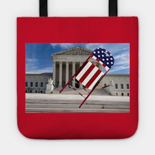 Folding Chair To The Supreme Court - American - Back Tote