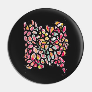 Carnival Drops No. 1: the 1st Piece to a Brightly Colored Abstract Art Series Pin