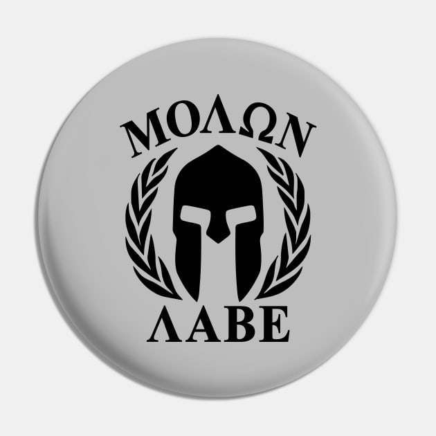 Mod.23 Molon Labe Greek Spartan Pin by parashop