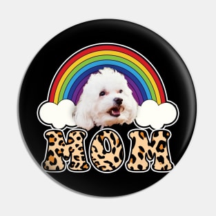 Bichon Frise Mom Pin