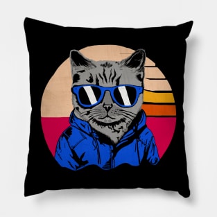 cat funny cases Pillow