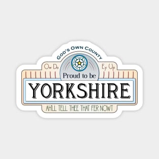 Proud to be Yorkshire Magnet