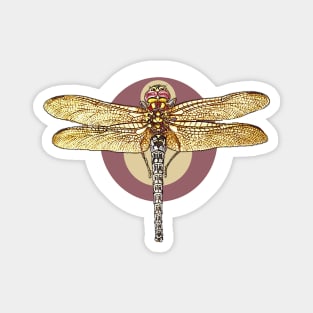 Vintage stylized dragonfly Magnet