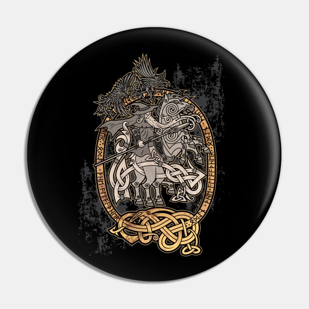 Odin the Wanderer Pin by celtichammerclub