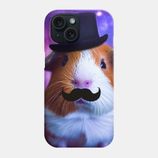 Dapper Guinea Pig in Space Phone Case