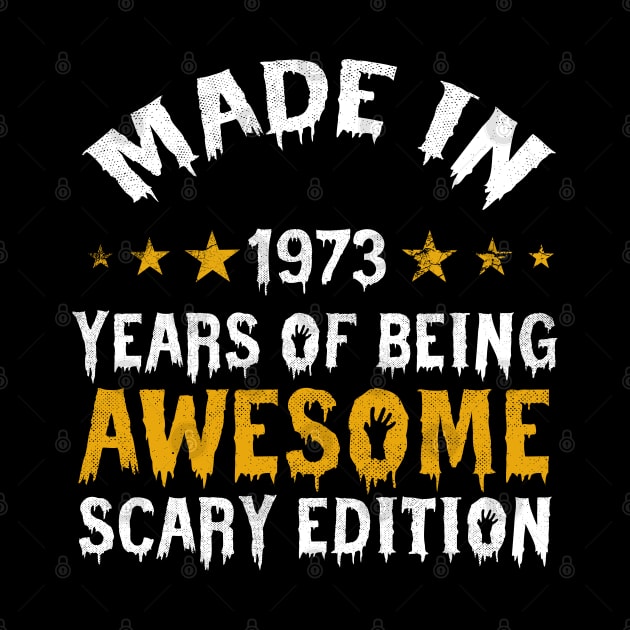 made in 1973 years of being limited edition by yalp.play