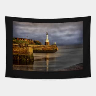 Early Morning At Maryport Harbour Tapestry