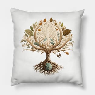 Tree of Life - Designs for a Green Future Pillow