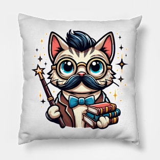 Nerdy Cat Pillow