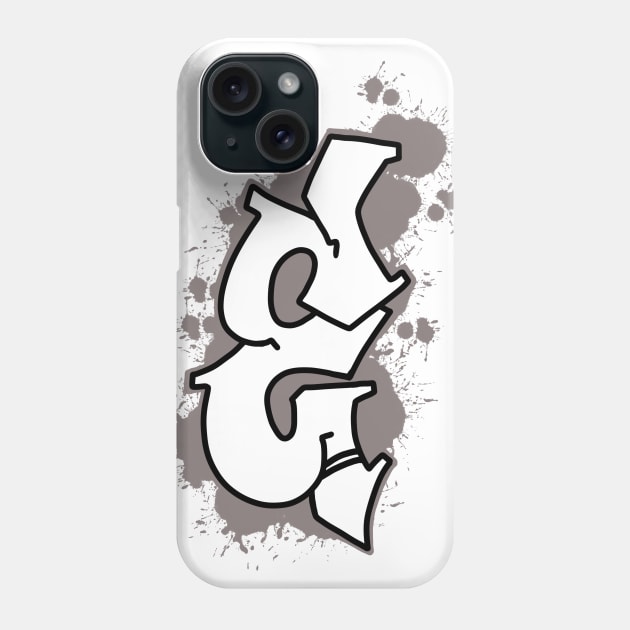 Graffiti style E Phone Case by KeegansKolourStudio