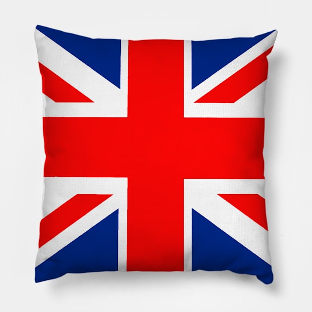 Flag Of Great Britain Pillow by Krolkeor