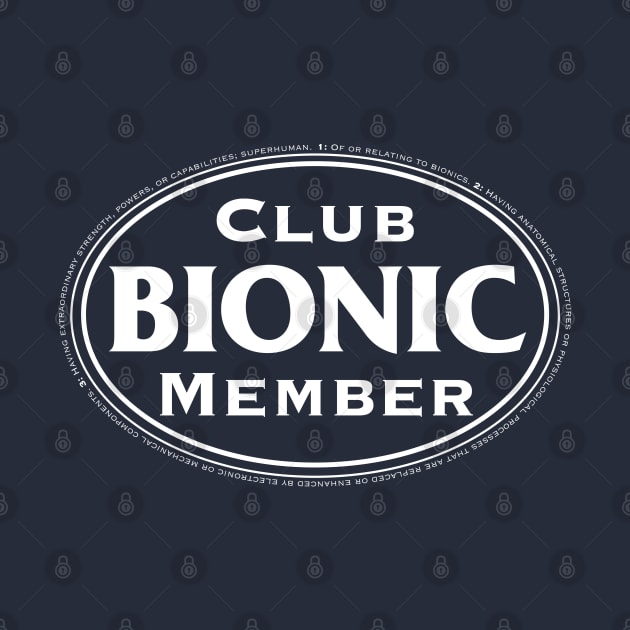 Bionic Club Member in White by YOPD Artist