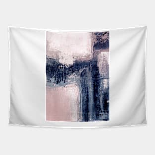 Pink and navy Tapestry