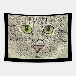 cat face Tapestry