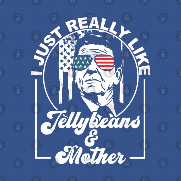 Ronald Reagan Loves His Jellybeans and Mother (aka wife) Cool Vintage by CharJens