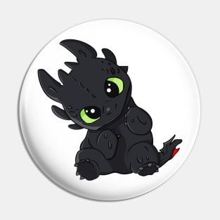 Cute baby dragon Toothless from cartoon How to train your dragon Pin