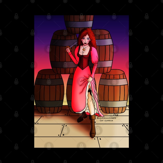 We Want's The Red Head Pirate Queen by Blackmoonrose13