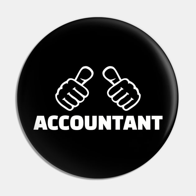 Accountant Pin by Designzz