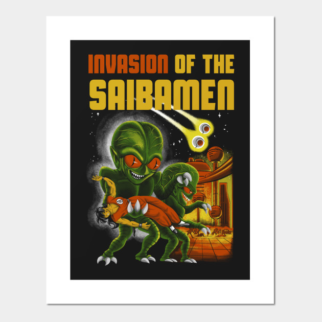 Invasion Of The Saibamen Dragon Ball Posters And Art Prints Teepublic #buu #colleccionables #ssj #artistoninstagram #artist #cell #saibaman #stopmotion #stopmo #modelismo #dmodeling best saibamen hashtags popular on instagram, twitter, facebook, tumblr teepublic