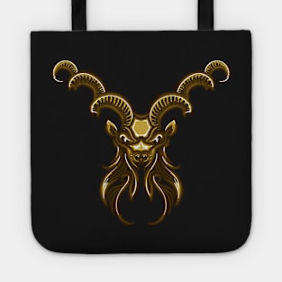 Zodiac Sign of Capricorn in Earth Circle Tote