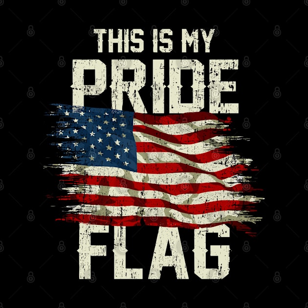 This Is My Pride Flag USA American 4th of July Patriotic by StarMa