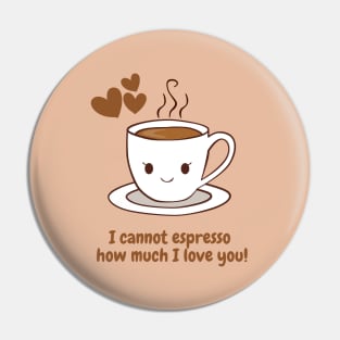 I cannot espresso how much I love you! Pin