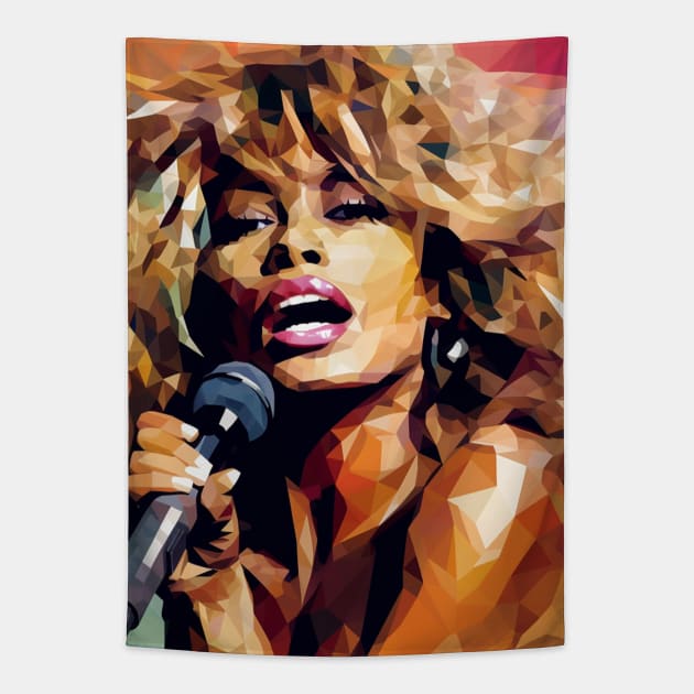 Tina Turner Tapestry by dapkus99