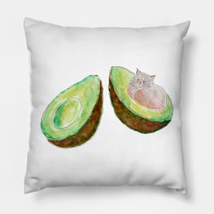 Avocado Nyanco Pillow