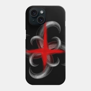 horned crucifix Phone Case