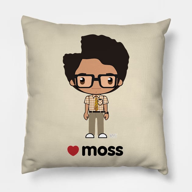 Love Moss - The IT Crowd Pillow by KYi