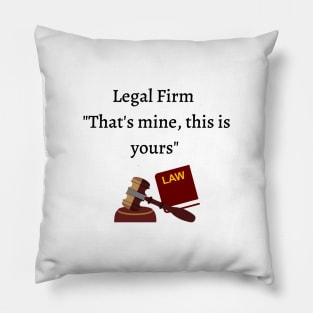 When Harry met Sally/Law FIrm Pillow