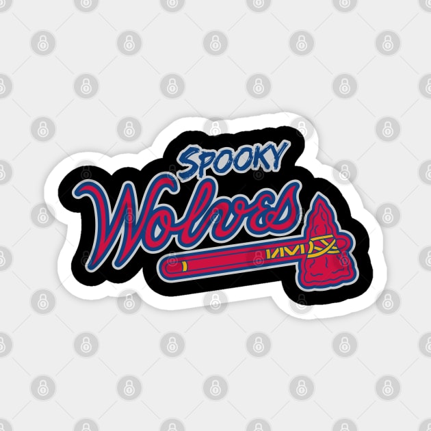 Spooky Wolves (baseball) Magnet by SpookyWolves