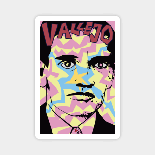 Cesar Vallejo IV (Pink and Yellow) Magnet