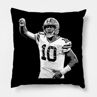 jordan love silhoutte Pillow