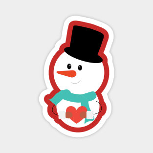 Snowman Magnet