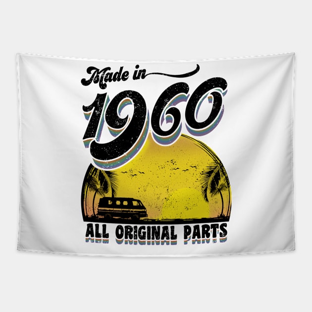 Made in 1960 All Original Parts Tapestry by KsuAnn