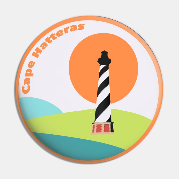 Cape Hatteras Lighthouse Sun Pin by Trent Tides