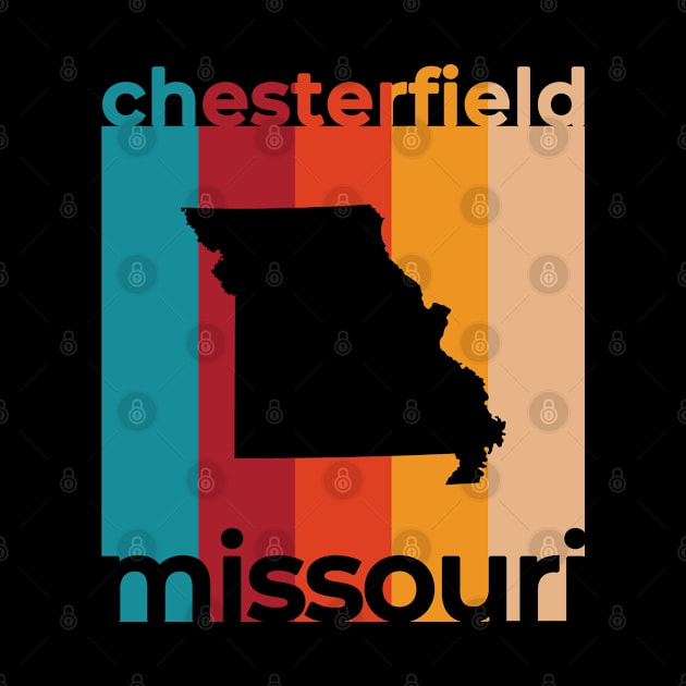 Chesterfield Missouri Retro by easytees